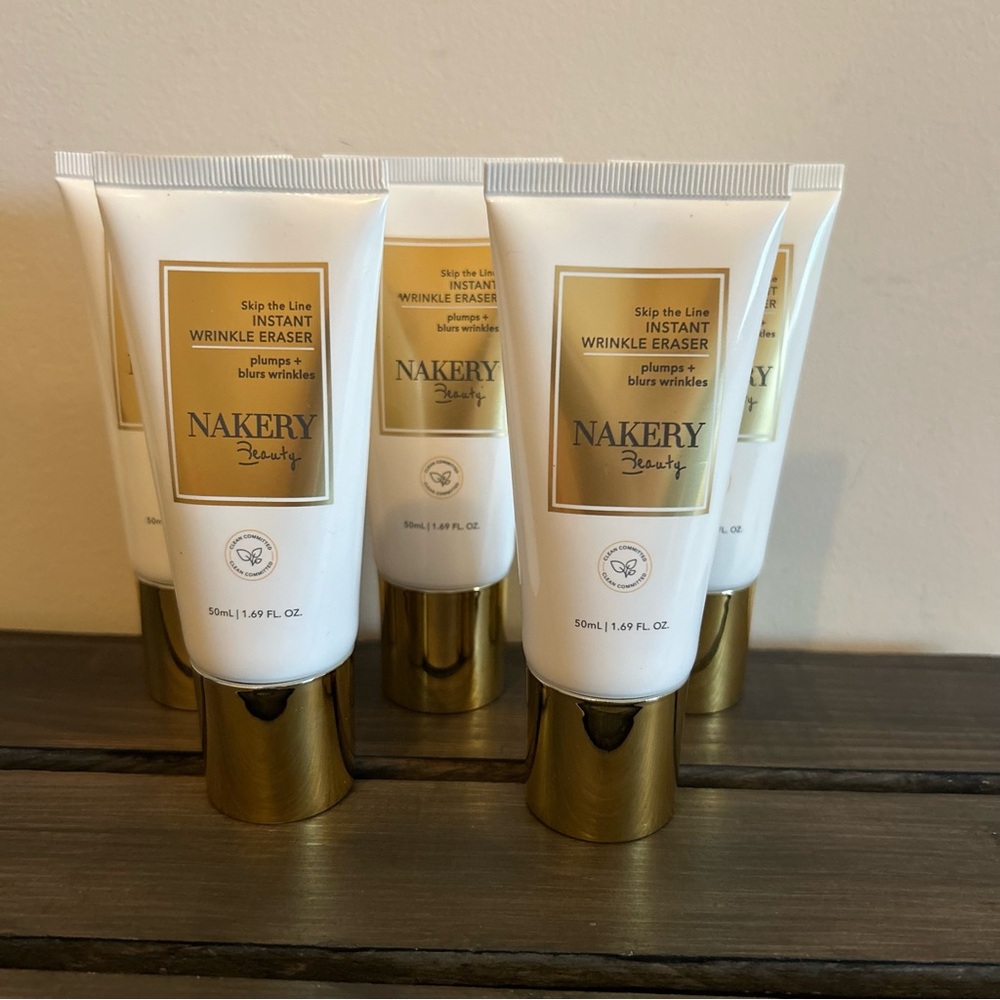 Nakery Beauty Skip The Line Instand Wrinkle Eraser 1.69 fl oz.  Bundle of 5